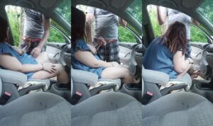 Dogging pregnant wife suck strangers cock in car