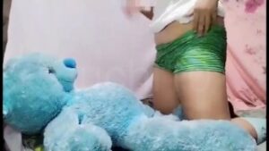 HORNY STEPMOM SECRETLY HUMPING HER NEIGHBOR’S TEDDY BEAR