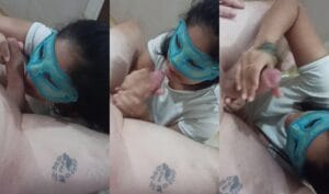 Pinay wife give blowjob to her husband