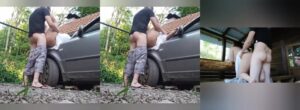 Outdoor fuck with slutty wife