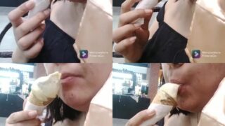 EATING and LICKING ice cream like your COCK⧸ YUMMY⧸ COLD ON MY TONGUE⧸ model rebecca