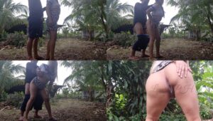 Risky Public Sex： Perverse Asian Fucked in Outdoor House , Kinantot sa Labas Ng Bahay ni Nanay