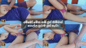 Sri lankan Couple Sex උදේම ගෑනිගේ ජූස් කිම්බ පැලුවා